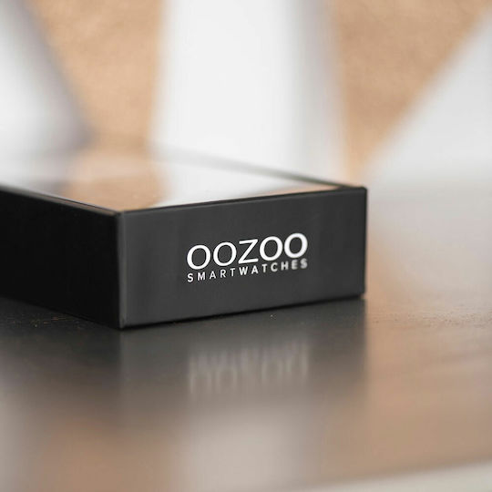 Oozoo Q00306 45mm Smartwatch with Heart Rate Monitor (Gold) vue 9