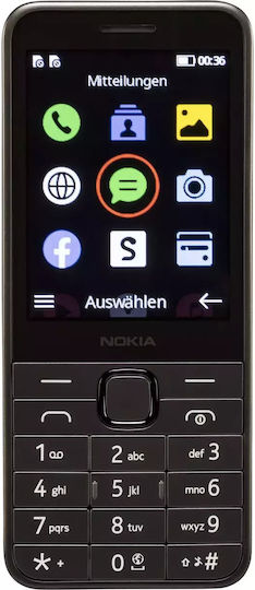 Nokia 235 4G (2024) Dual SIM (125MB/125MB) Mobile with Buttons Black view 6