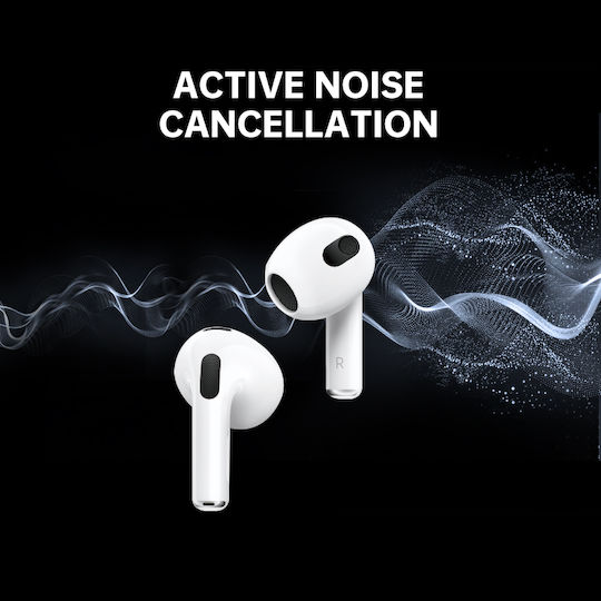 EGA ET02 Pro In-ear Bluetooth Handsfree Earphones with Charging Case White view 2
