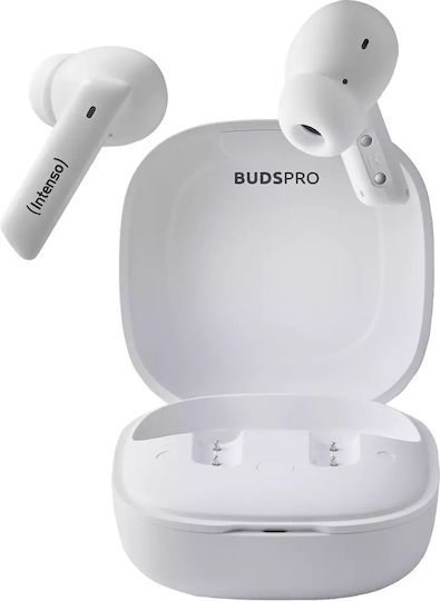 Intenso T502HAE In-ear Bluetooth Handsfree Earphones with Charging Case White vue 3