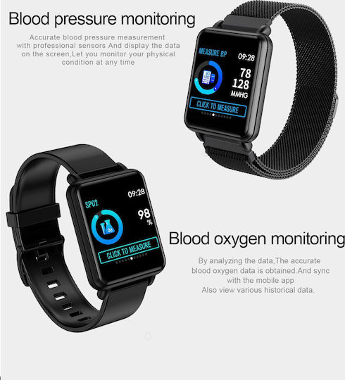 Colmi Land 1 46mm Smartwatch with Heart Rate Monitor (Black) vista 8