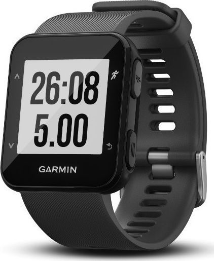 Garmin Forerunner 30 41mm Waterproof Smartwatch with Heart Rate Monitor (Slate Grey)