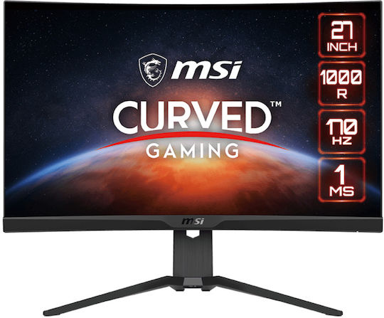 MSI G272CQPDE VA Curved Gaming Monitor 27" QHD 2560x1440 170Hz with Response Time 4ms GTG