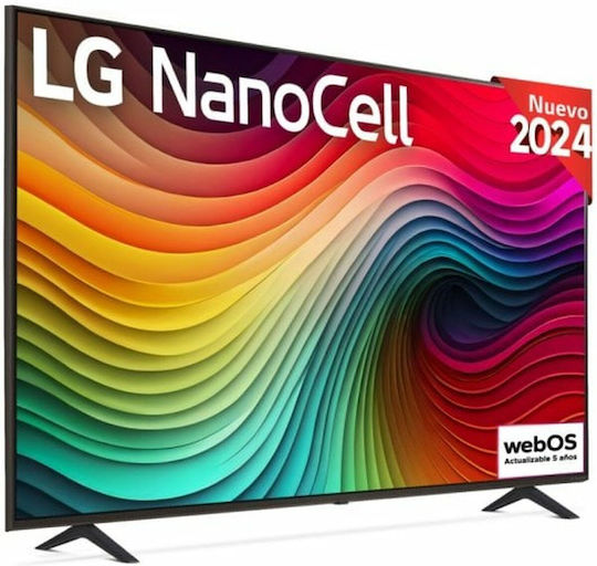 LG Smart Television 65" 4K UHD LED 65NANO82T6B HDR (2024) view 1