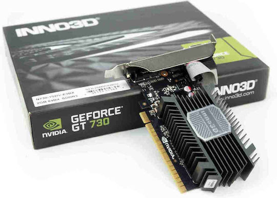 Inno 3D GeForce GT 730 2GB GDDR3 DDR3 LP Graphics Card view 5