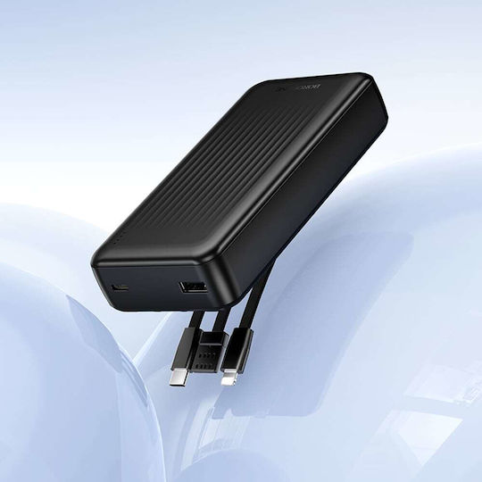 Borofone BJ79A Power Bank 20000mAh with USB-A Port and USB-C Port Black view 4