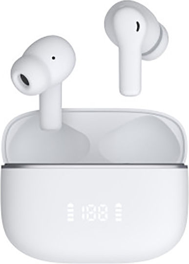 Jaym In-ear Bluetooth Handsfree Earphones White view 2