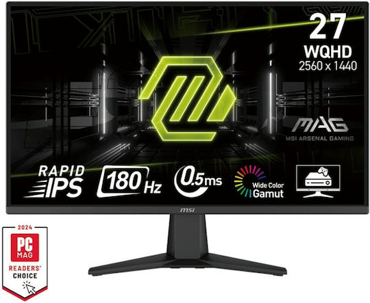 MSI MAG 275QF IPS Gaming Monitor 27" QHD 2560x1440 180Hz with Response Time 0.5ms GTG