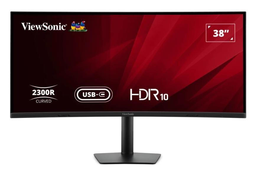 Viewsonic VA3820C Ultrawide IPS HDR Curved Monitor 37.5" QHD 3840x1600 with Response Time 4.8ms GTG view 1