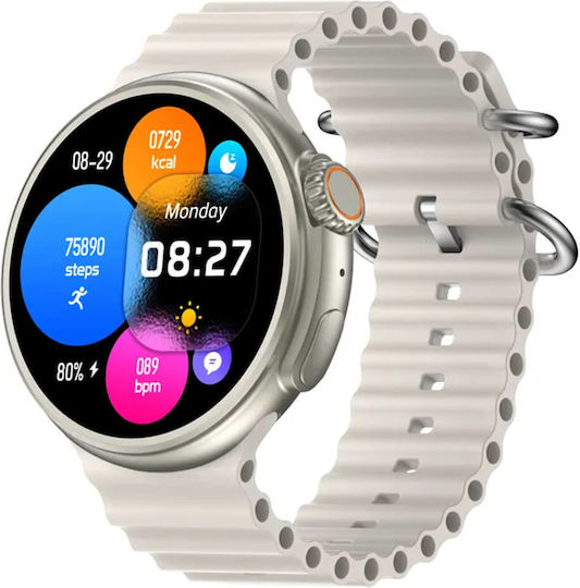 Microwear T78 Ultra Smartwatch with Heart Rate Monitor (Gray)