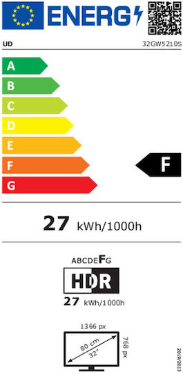 Television 32" HD Ready LED 32GW5210S (2024) view 6