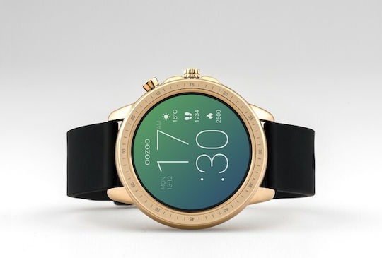 Oozoo Q00303 45mm Smartwatch with Heart Rate Monitor (Rose Gold) view 7