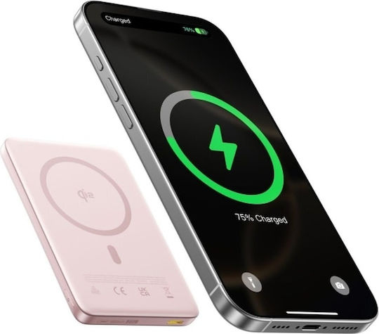 Baseus PicoGo AM41 Power Bank 10000mAh 27W with USB-C Power Delivery Port Pink view 3