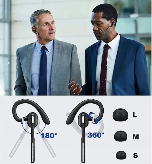 Renew Force In-ear Bluetooth Handsfree Earphone with Charging Case Black view 2