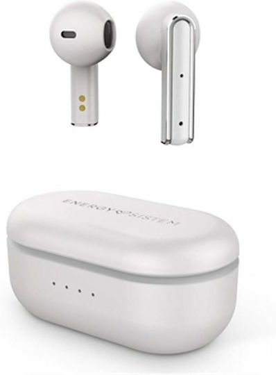 Energy Sistem Style 4 Earbud Bluetooth Handsfree Headphones with Charging Case Cream view 1