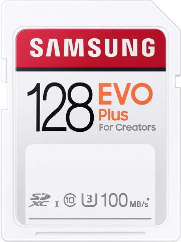 Samsung Evo Plus SDXC 128GB Class 10 U3 UHS-I