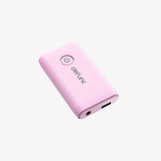 Defunc True Lite Travel Kit Earbud Bluetooth Handsfree Earphones with Sweat Resistance and Charging Case Pink vue 4