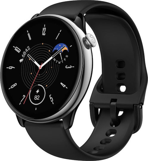 Amazfit GTR Mini Stainless Steel 42mm Waterproof Smartwatch with Heart Rate Monitor (Midnight Black) view 3
