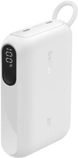 Belkin Power Bank 10000mAh 20W with 2 USB-C Power Delivery Ports White view 4