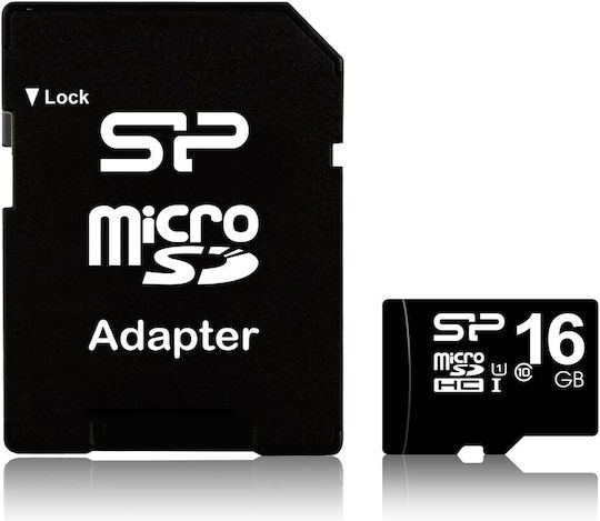 Silicon Power microSDHC 16GB Class 10 High Speed 40MB/s with Adapter