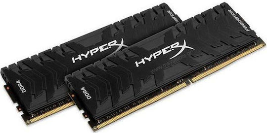 HyperX Predator 16GB DDR4 RAM with 2 Modules (2x8GB) and 4000 Speed for Desktop (HX440C19PB4K2/16)