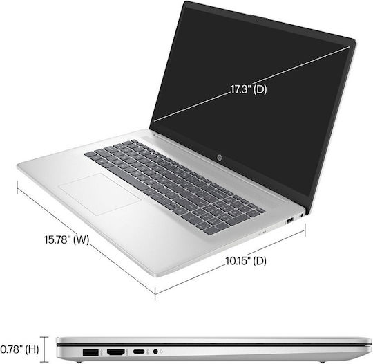 HP 17-cn2083dx 17.3" IPS FHD (i3-1215U/8GB/256GB SSD/W11 S) (US Keyboard) view 2