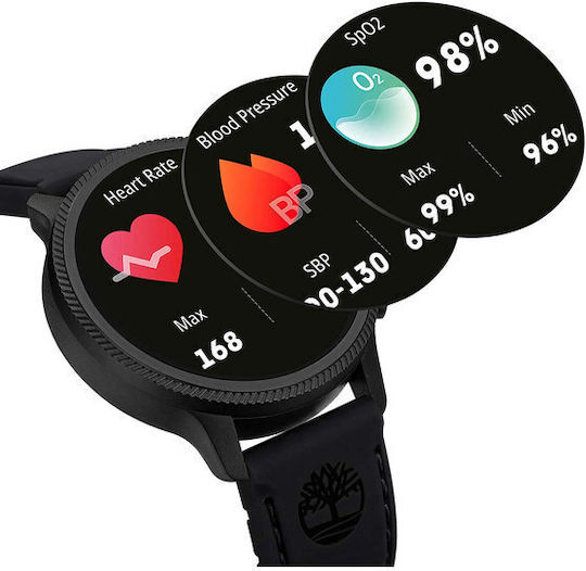 Timberland Trail Force S1 48mm Smartwatch with Heart Rate Monitor (Black) view 7