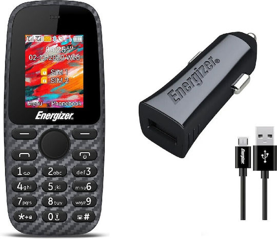 Energizer Energy E2 Dual SIM (32MB/2GB) Mobile with Buttons (English) Black view 1