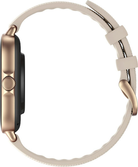 Amazfit GTS 3 Aluminium 43mm Waterproof Smartwatch with Heart Rate Monitor (Ivory White) view 5