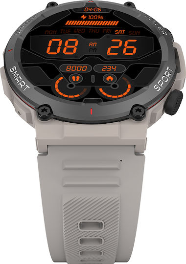 BlackView W50 47mm Smartwatch with Heart Rate Monitor (Gray) view 5