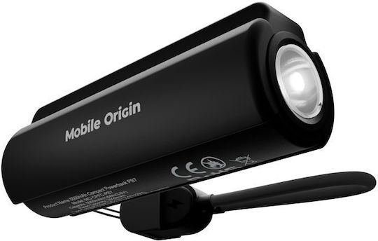 Mobile Origin PB7 with Flashlight and USB-C Cable Power Bank 5000mAh 12W Black view 1