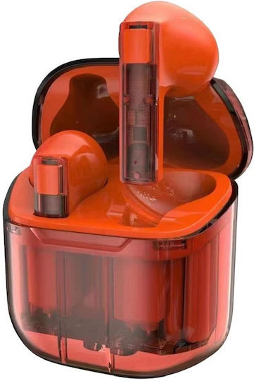 Pavareal PA-H15 In-ear Bluetooth Handsfree Earphones with Charging Case Orange