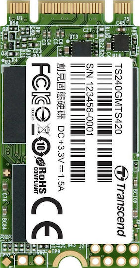 Transcend 420S SSD 240GB M.2 Type with SATA III Connection TS240GMTS420S Bulk