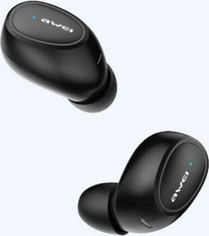 Awei T16 In-ear Bluetooth Handsfree Earphones with Sweat Resistance and Charging Case Black vue 7