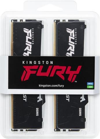 Kingston Fury Beast RGB 32GB DDR5 RAM with 2 Modules (2x16GB) and 6000 Speed for Desktop (KF560C30BBAK2-32) view 4
