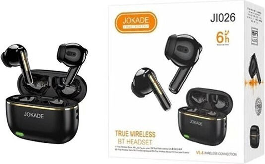 Jokade JI026 In-ear Bluetooth Handsfree Earphones Black view 1