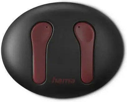 HAMA Spirit Unchained Earbud Bluetooth Handsfree Earphones with Charging Case Red view 4