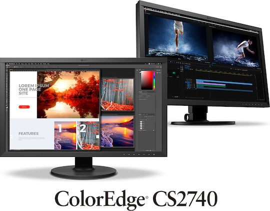 Eizo ColorEdge CS2740 IPS Monitor 27" 4K 3840x2160 with Response Time 10ms GTG vue 2