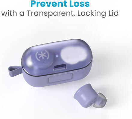 Speck Gemtones Play In-ear Bluetooth Handsfree Earphones with Sweat Resistance and Charging Case Pop Purple view 4
