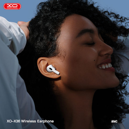 XO X36 In-ear Bluetooth Handsfree Earphones with Charging Case White view 8