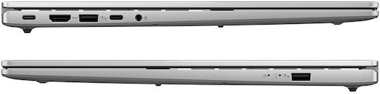 Asus Vivobook S16 M3607HA-RP003W 16" FHD+ 144Hz (Ryzen 7-260/16GB/1TB SSD/W11 Home) Matte Gray (GR Keyboard) view 5