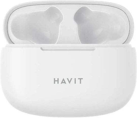 Havit TW967 In-ear Bluetooth Handsfree Earphones with Charging Case White view 5