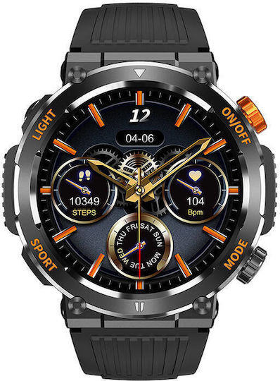 Colmi V68 Smartwatch with Heart Rate Monitor (Black) view 2