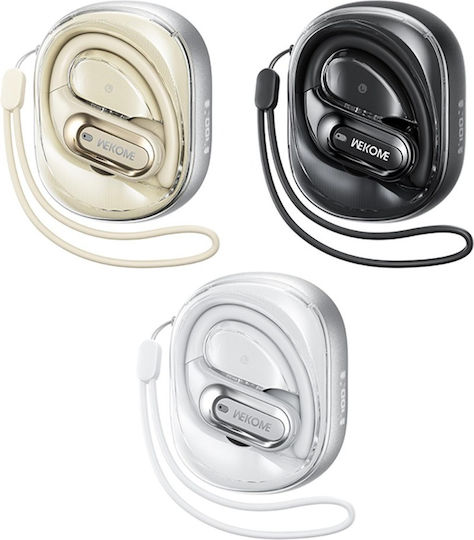 WK Beluga S18 Open Ear Bluetooth Handsfree Earphones with Charging Case Black