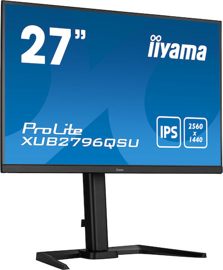 Iiyama XUB2796QSU-B5 27" QHD 2560x1440 IPS Monitor vue 3