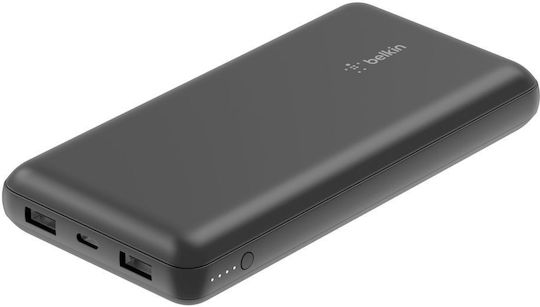 Belkin BoostCharge Set Power Bank 20000mAh with USB-A Port and 2 USB-C Ports Black view 3