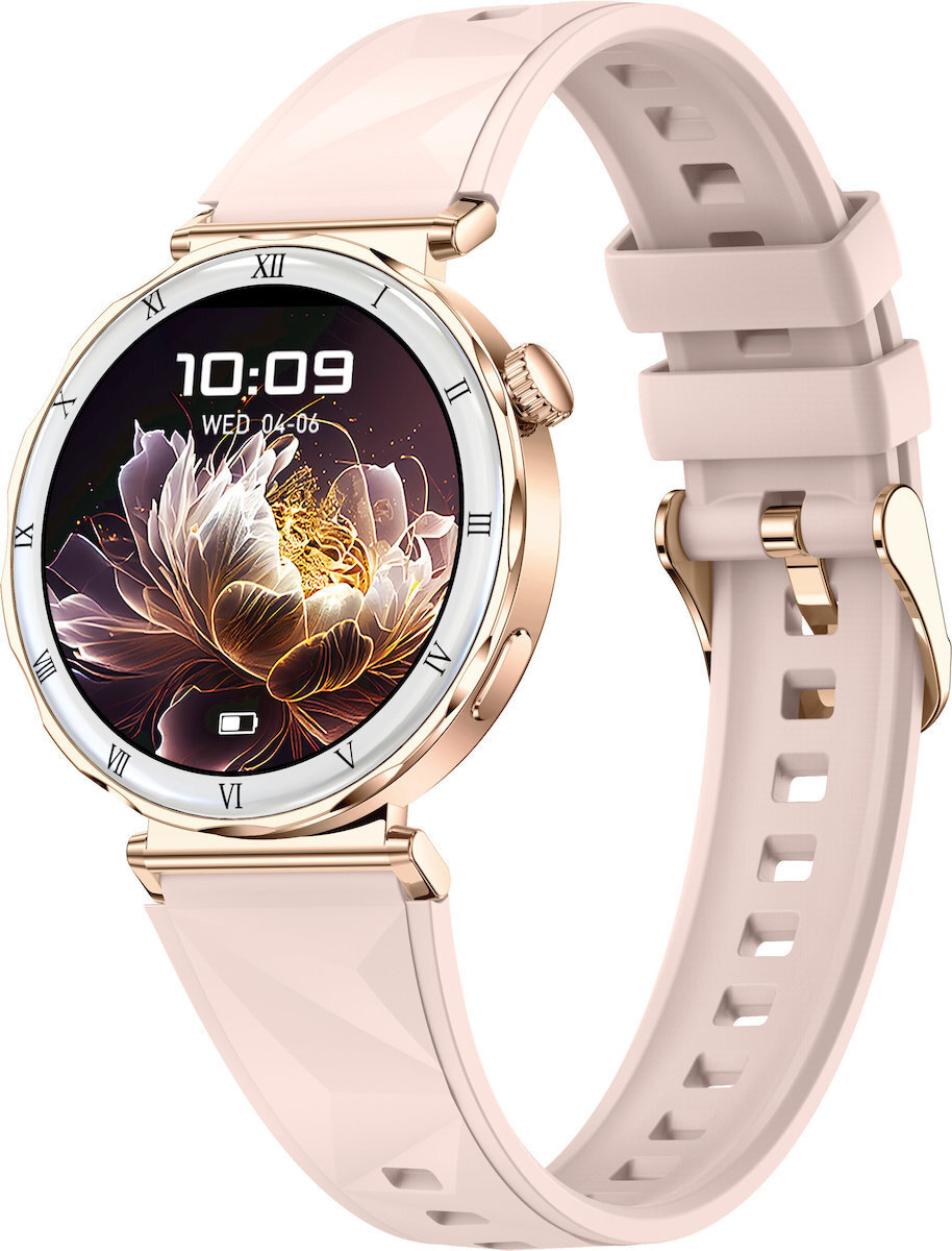 Luna Ceramic 39mm Smartwatch with Heart Rate Monitor White view 8