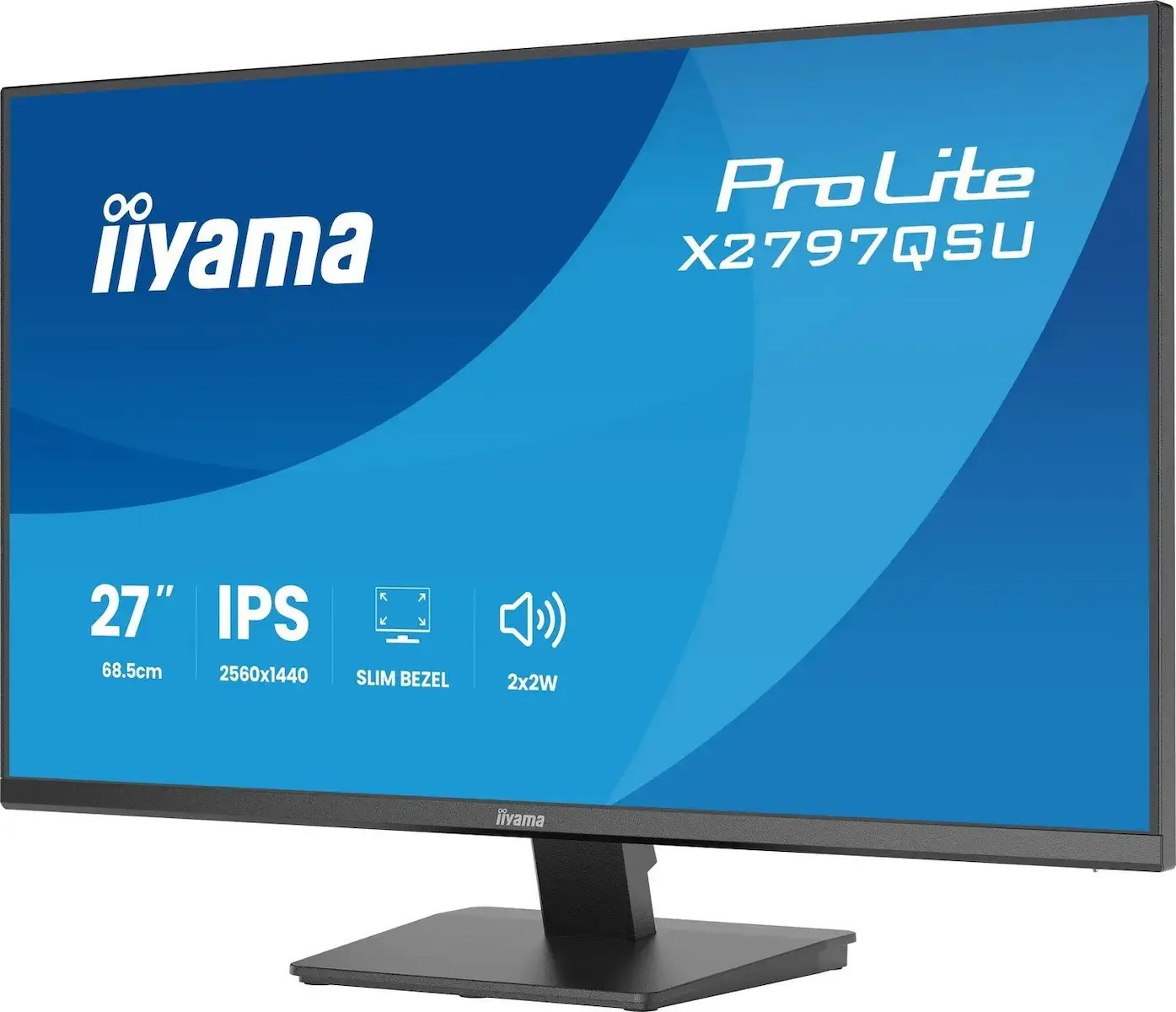 Iiyama X2797QSU-B1 IPS Monitor 27" QHD 2560x1440 view 4