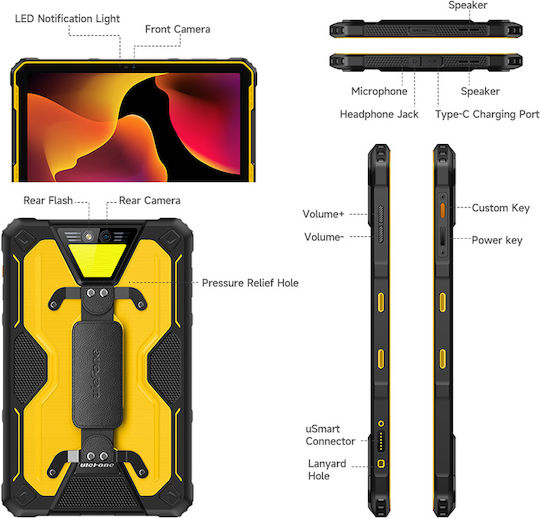 Ulefone Armor Pad 2 4G 11" Tablet (8GB/256GB) Black view 2