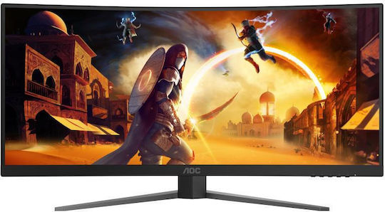AOC CU34G4Z Ultrawide VA HDR Curved Monitor 34" QHD 3440x1440 240Hz with Response Time 0.5ms GTG view 2